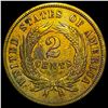 Image 2 : 1865 Two Cent Piece HIGH GRADE