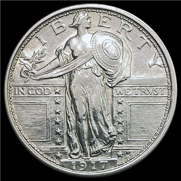 1917 T1 FH Standing Liberty Quarter UNCIRCULATED