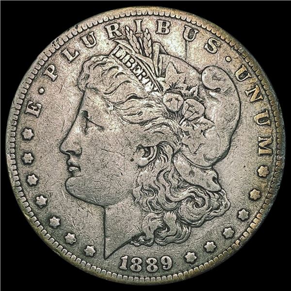 1889-CC Morgan Silver Dollar LIGHTLY CIRCULATED
