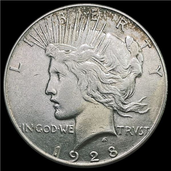1928-S Silver Peace Dollar CLOSELY UNCIRCULATED