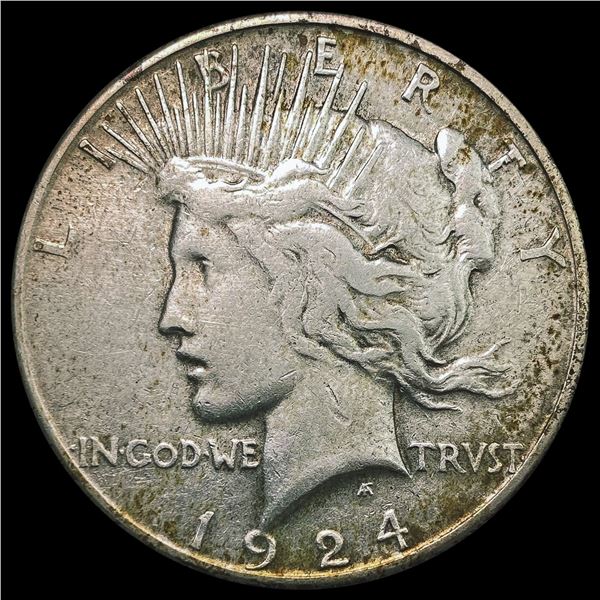1924-S Silver Peace Dollar LIGHTLY CIRCULATED