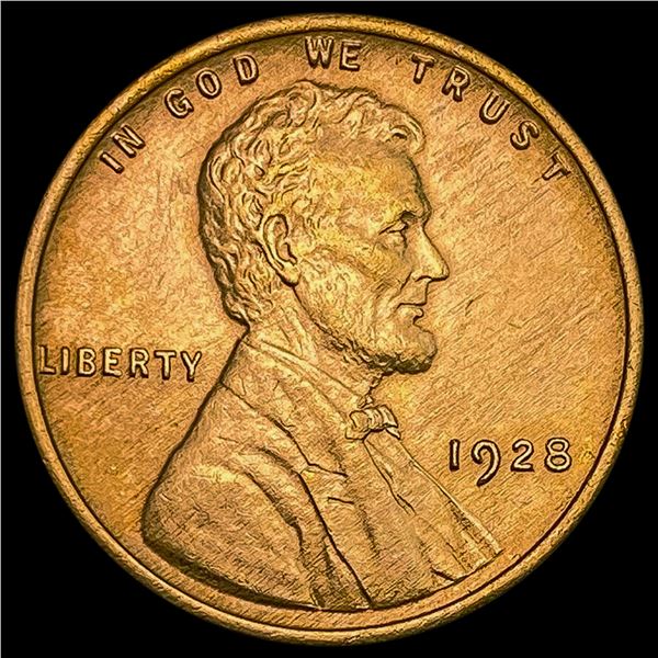 1928 RED Wheat Cent UNCIRCULATED