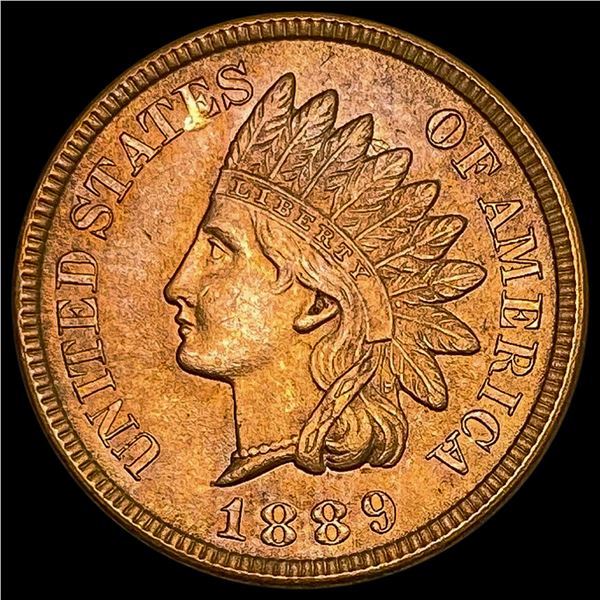 1889 RED Indian Head Cent UNCIRCULATED