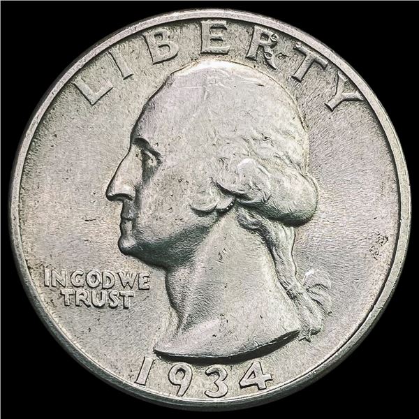 1934 Washington Silver Quarter CHOICE BU