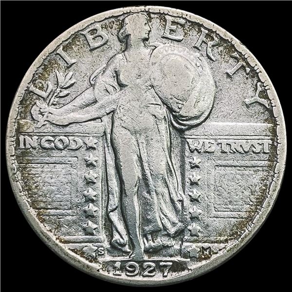 1927-S Standing Liberty Quarter LIGHTLY CIRCULATED