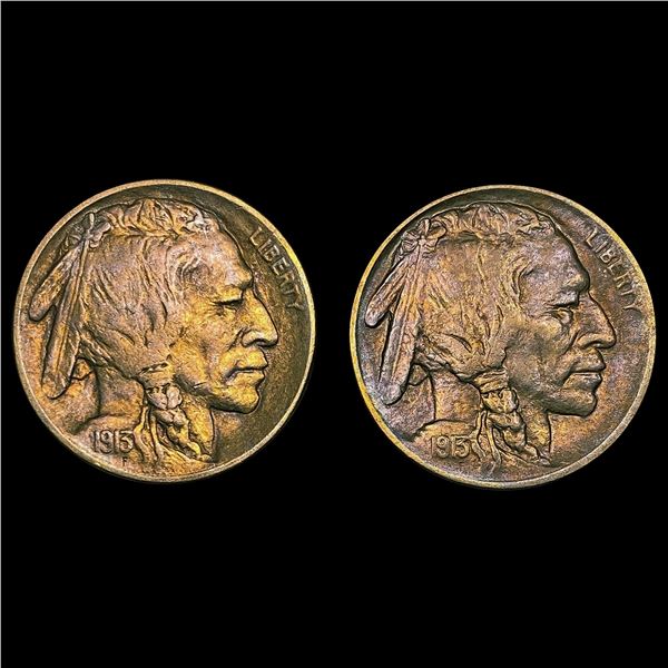 1913 T1/1913 T2 [2] Buffalo Nickel UNCIRCULATED