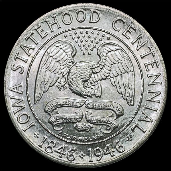 1946 Iowa Half Dollar GEM BU