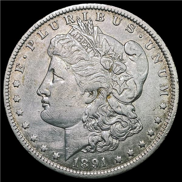 1891-O Morgan Silver Dollar CLOSELY UNCIRCULATED