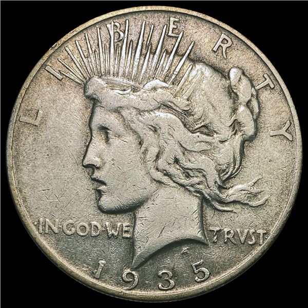 1935-S Silver Peace Dollar LIGHTLY CIRCULATED