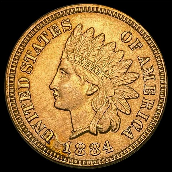 1884 RED Indian Head Cent UNCIRCULATED