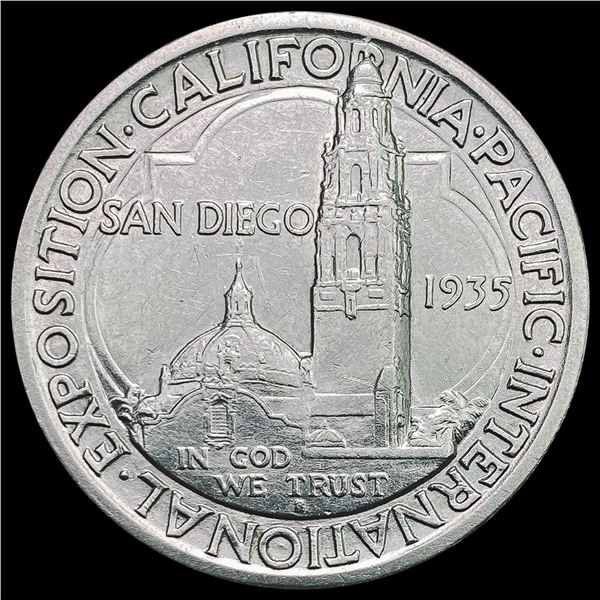1935-S San Diego Half Dollar GEM BU