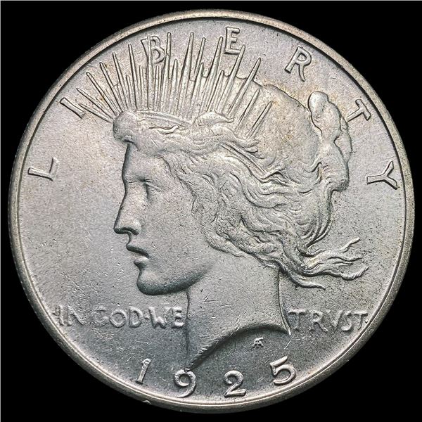 1925-S Silver Peace Dollar CLOSELY UNCIRCULATED