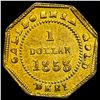 Image 2 : 1853 Octagonal California Gold Dollar CLOSELY UNCIRCULATED