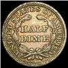 Image 2 : 1847 Seated Liberty Half Dime CLOSELY UNCIRCULATED