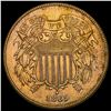 Image 1 : 1865 RED Two Cent Piece UNCIRCULATED