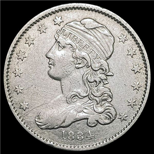 1834 Capped Bust Quarter CLOSELY UNCIRCULATED