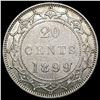 Image 2 : 1899 New Foundland Twenty Cent Piece CLOSELY UNCIR