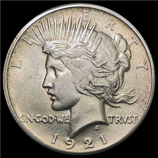 1921 Silver Peace Dollar CHOICE AU