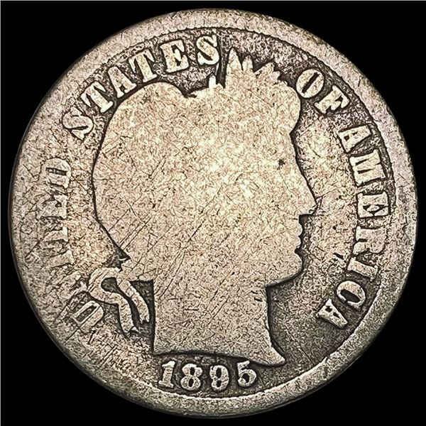 1895-S Barber Dime NICELY CIRCULATED