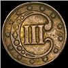 Image 2 : 1852 Silver Three Cent CLOSELY UNCIRCULATED