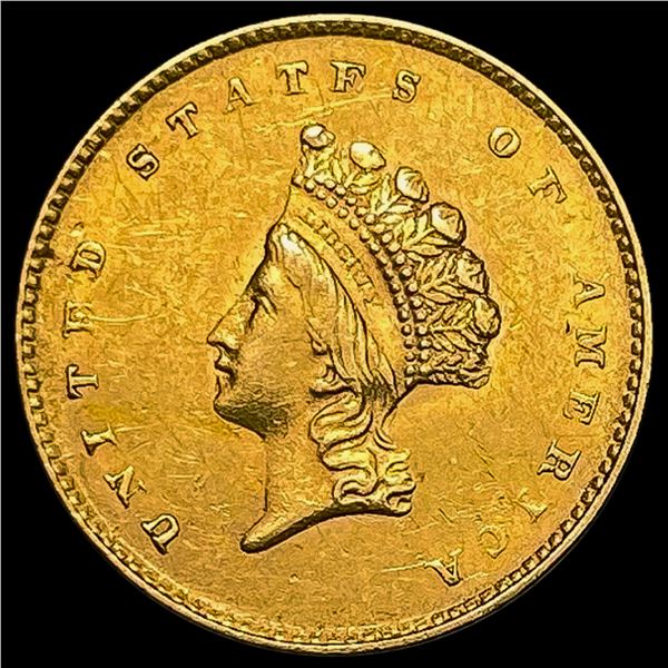 1855 Rare Gold Dollar UNCIRCULATED
