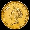 Image 1 : 1854 Rare Gold Dollar CLOSELY UNCIRCULATED