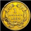 Image 2 : 1854 Rare Gold Dollar CLOSELY UNCIRCULATED