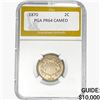 Image 1 : 1870 Two Cent Piece PGA PR64 CAMEO