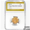 Image 1 : 1875 Indian Head Cent PGA PR66 RED CAMEO