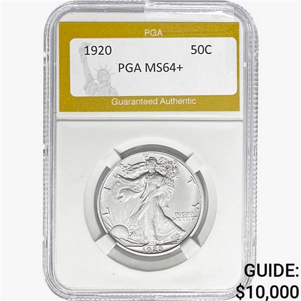 1920 Walking Liberty Half Dollar PGA MS64+