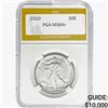 Image 1 : 1920 Walking Liberty Half Dollar PGA MS64+