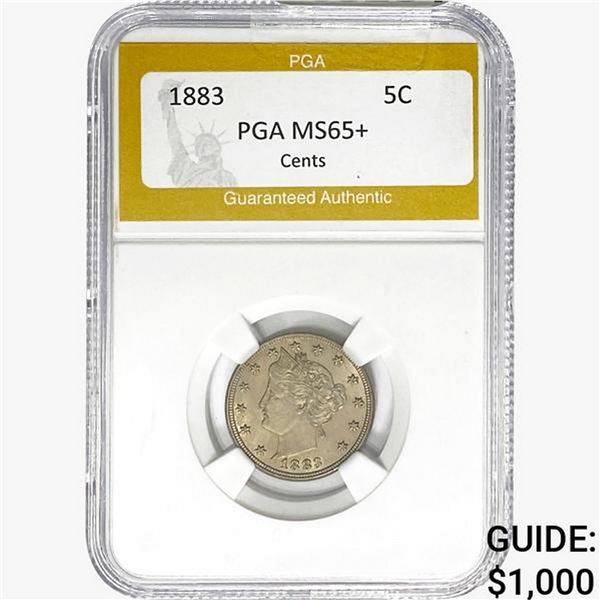 1883 Liberty Victory Nickel PGA MS65+ CENTS