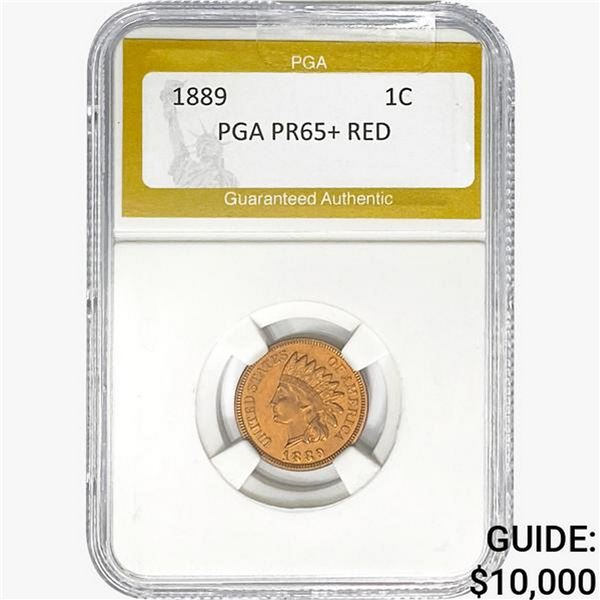 1889 Indian Head Cent PGA PR65+ RED