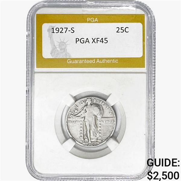 1927-S Standing Liberty Quarter PGA MXF45