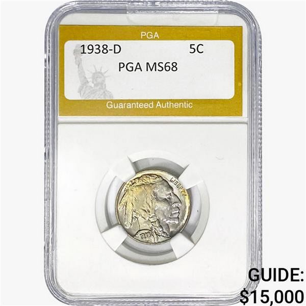 1938-D Buffalo Nickel PGA MS68