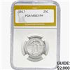 Image 1 : 1917 T1 Standing Liberty Quarter PGA MS63 FH
