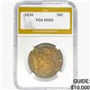 Image 1 : 1834 Capped Bust Half Dollar PGA MS65
