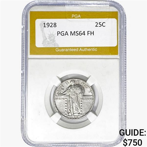 1928 Standing Liberty Quarter PGA MS64 FH
