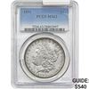 Image 1 : 1891 Morgan Silver Dollar PCGS MS63