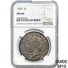 Image 1 : 1935 Silver Peace Dollar NGC MS64