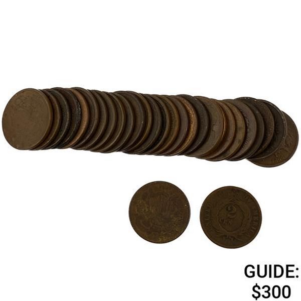 1865 [19] 2c Coin Roll