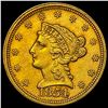 Image 1 : 1854 $2.50 Gold Quarter Eagle CLOSELY UNCIRCULATED