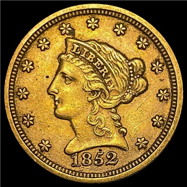 1852 $2.50 Gold Quarter Eagle CLOSELY UNCIRCULATED