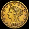 Image 1 : 1852 $2.50 Gold Quarter Eagle CLOSELY UNCIRCULATED