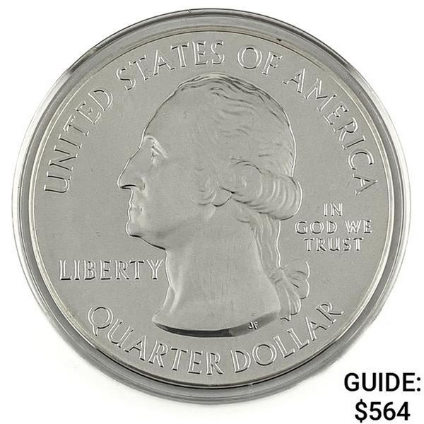 2019 Silver 5 oz 25C Lowell