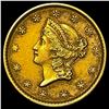 Image 1 : 1853 Round California Gold Dollar UNCIRCULATED