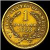 Image 2 : 1853 Round California Gold Dollar UNCIRCULATED