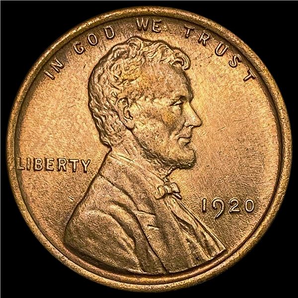 1920 RED Wheat Cent CHOICE BU