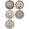 Image 1 : 1893-1950 [5] Silver Commemorative Half Dollars