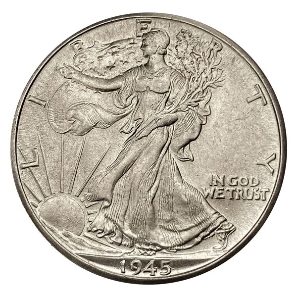 1945-D Walking Liberty Half Dollar